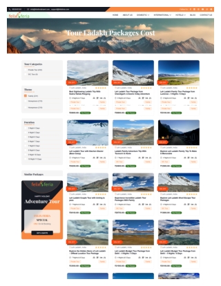 Tour Package in Ladakh | Felix Feria Travels
