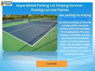 Unparalleled Parking Lot Striping Services - Parking Lot Line Painter
