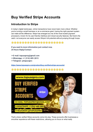 How To Buying Verified Stripe Account A Step - By