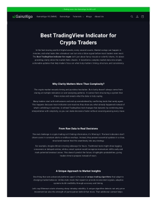Trading Indicator For Crypto