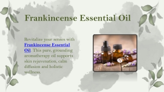 Frankincense Essential Oil