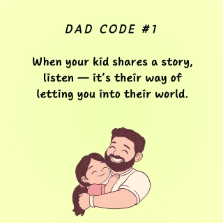When your kid shares a story