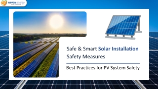 Safe & Smart Solar Installation Safety Measures