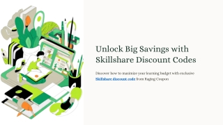 Unlock Big Savings on Skillshare with Raging Coupon!