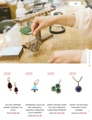 14k Gold Charms – Stylish Jewelry by Kjewelry Accessories