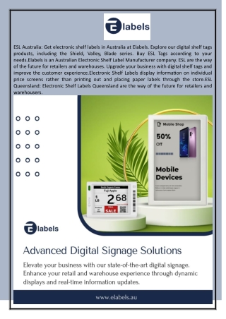 Digital Price Labels