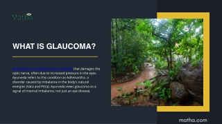 Glaucoma Ayurvedic Treatment – Restore Vision Naturally