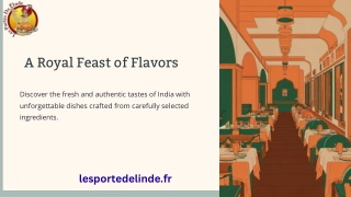 Les Portes de l’Inde – Authentic Indian Restaurant Lyon