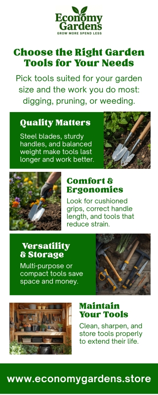 Choose the Right Garden Tools for Your Needs
