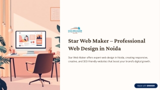 Star Web Maker – Professional Web Design in Noida