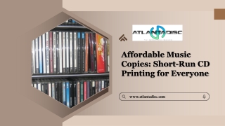 Short Run CD Printing