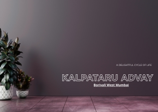 Kalpataru Advay Borivali West - Premium Apartments In Mumbai