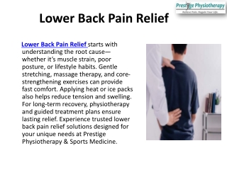 Lower Back Pain Relief & Shoulder Pain Treatment with IMS/Dry Needling