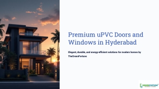 Premium Quality uPVC Doors and Windows in Hyderabad – TheGreenFortune