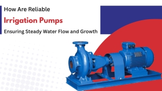 Optimize Field Irrigation with Smart Water Pumps