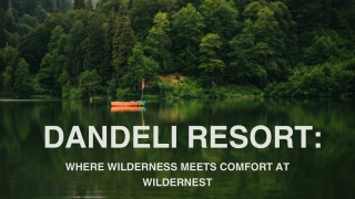Dandeli Resort Where Wilderness Meets Comfort at Wildernest