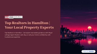 Top Realtors in Hamilton | Your Local Property Experts
