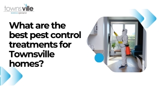 What are the best pest control treatments for Townsville homes?