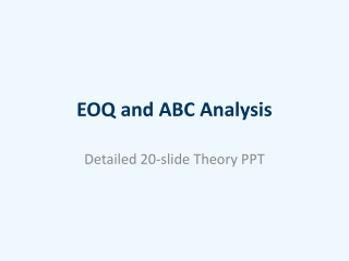 ABC - EOQ