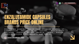 Generic Enzalutamide Capsules Brands Price Online Philippines