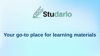 Find the Best High School Notes Online | Studario