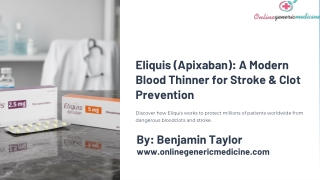 Eliquis tablets (apixaban): its uses and how it works
