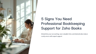 5 Signs You Need Professional Bookkeeping Support for Zoho Books