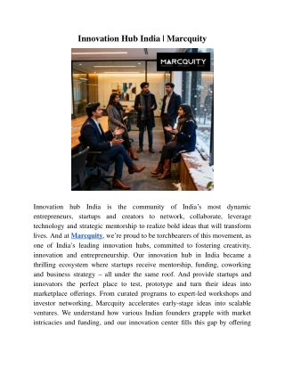 Innovation Hub India