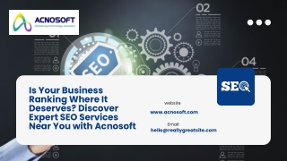 Is Your Business Ranking Where It Deserves Discover Expert SEO Services