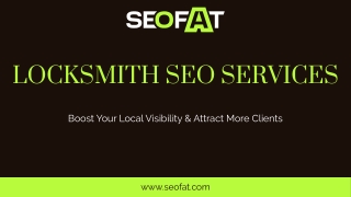 Locksmith SEO Services