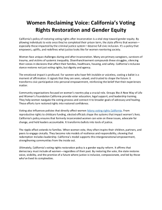 Can Felons Vote in California? Breaking Barriers!