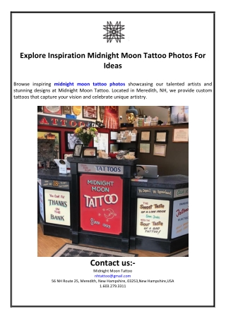 Explore Inspiration Midnight Moon Tattoo Photos For Ideas