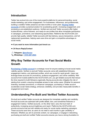 10 Top Platforms to Buy Twitter Accounts Active