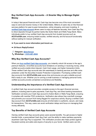 Top 10 Best Websites to Buy Verified Cash App Accounts in 2025