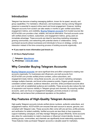 How and Where to Buy Telegram Accounts Without Any Risk