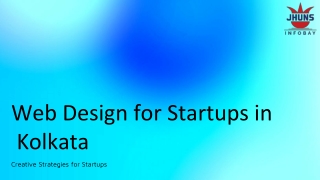 Web Design for Startups in Kolkata