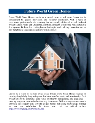 Future World Green Homes