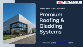 Roofing & Cladding Systems  Colour Coated Roofing Sheets  MG Industries