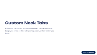 Custom Neck Tabs | Design Your Tie – Professional Elegance for Women’s Uniforms