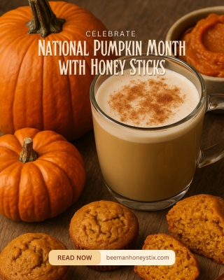 Celebrate National Pumpkin Month with Honey Sticks