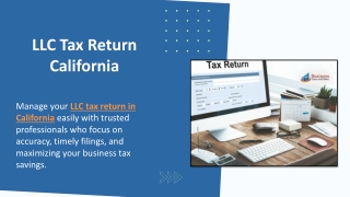 LLC Tax Return California