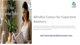 Mindful Colour for Expectant Mothers: A Path to Pregnancy Serenity