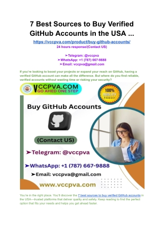 7 Best Sources to Buy Verified GitHub Accounts in the USA ...