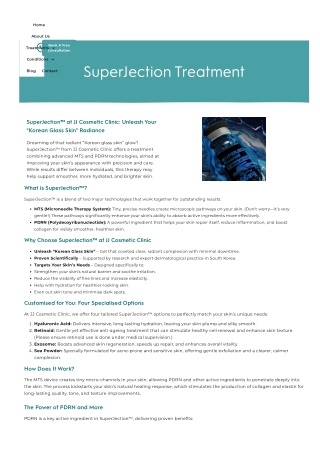 Superjection Exoroid Treatment Melbourne - JJ Cosmetic Clinic