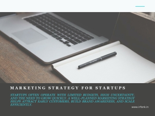 Marketing Strategy for Startups