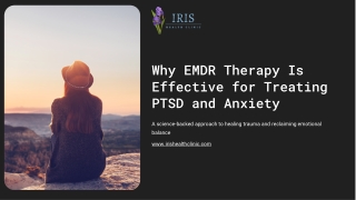 Why EMDR Therapy Is Effective for Treating PTSD and Anxiety