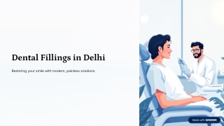Affordable Dental Fillings in Delhi | Painless Tooth Decay Treatment