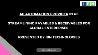 AP Automation Provider Cost Reduction Framework