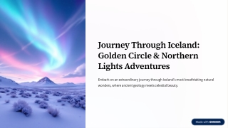 Journey Through Iceland | Golden Circle & Northern Lights Adventures