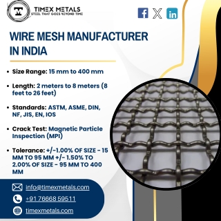 Wire Mesh | Demister Pad | Welded Wire Mesh | Super Duplex Wire Mesh | Round Bar